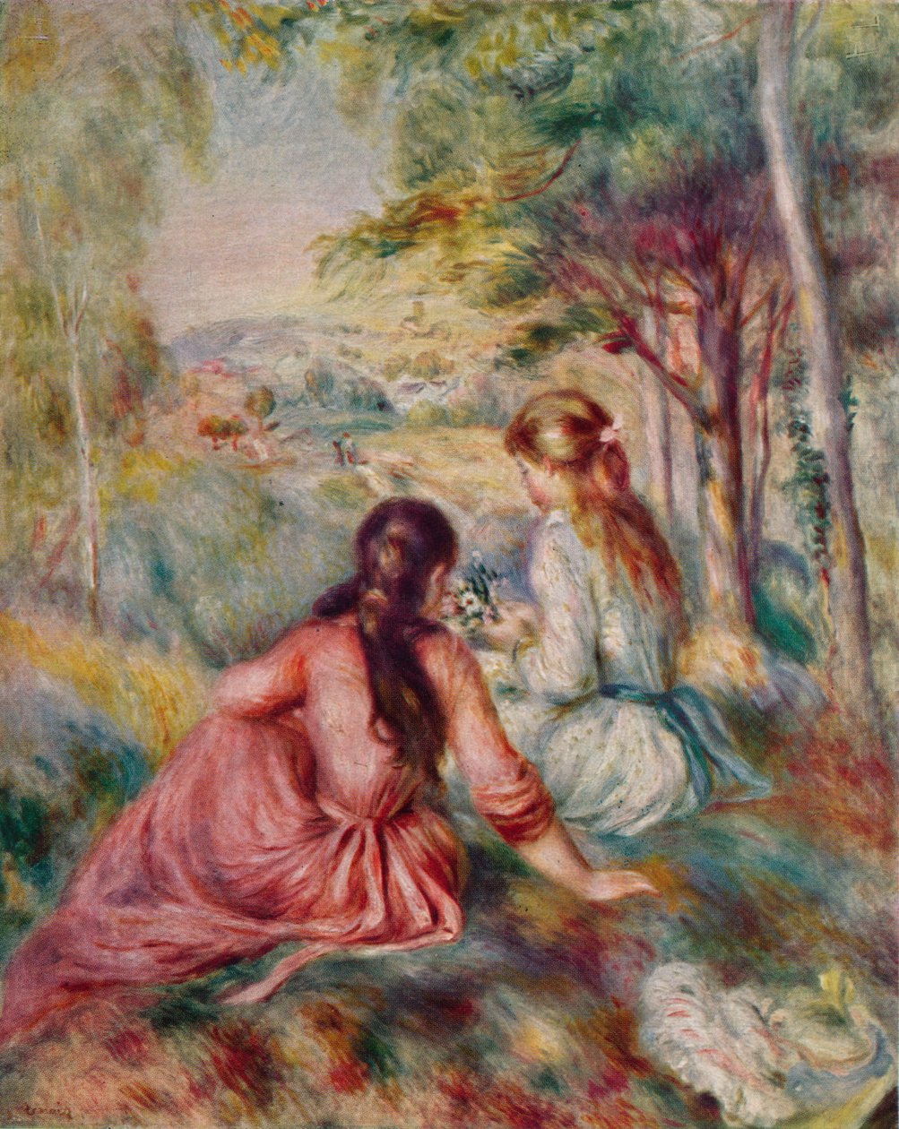 No Prado, c1888 de Pierre Auguste Renoir