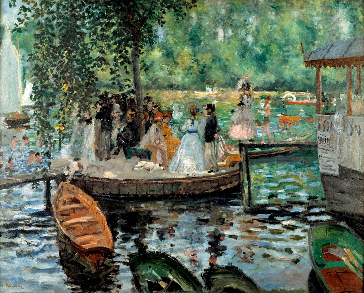 O Grenouillère de Pierre Auguste Renoir