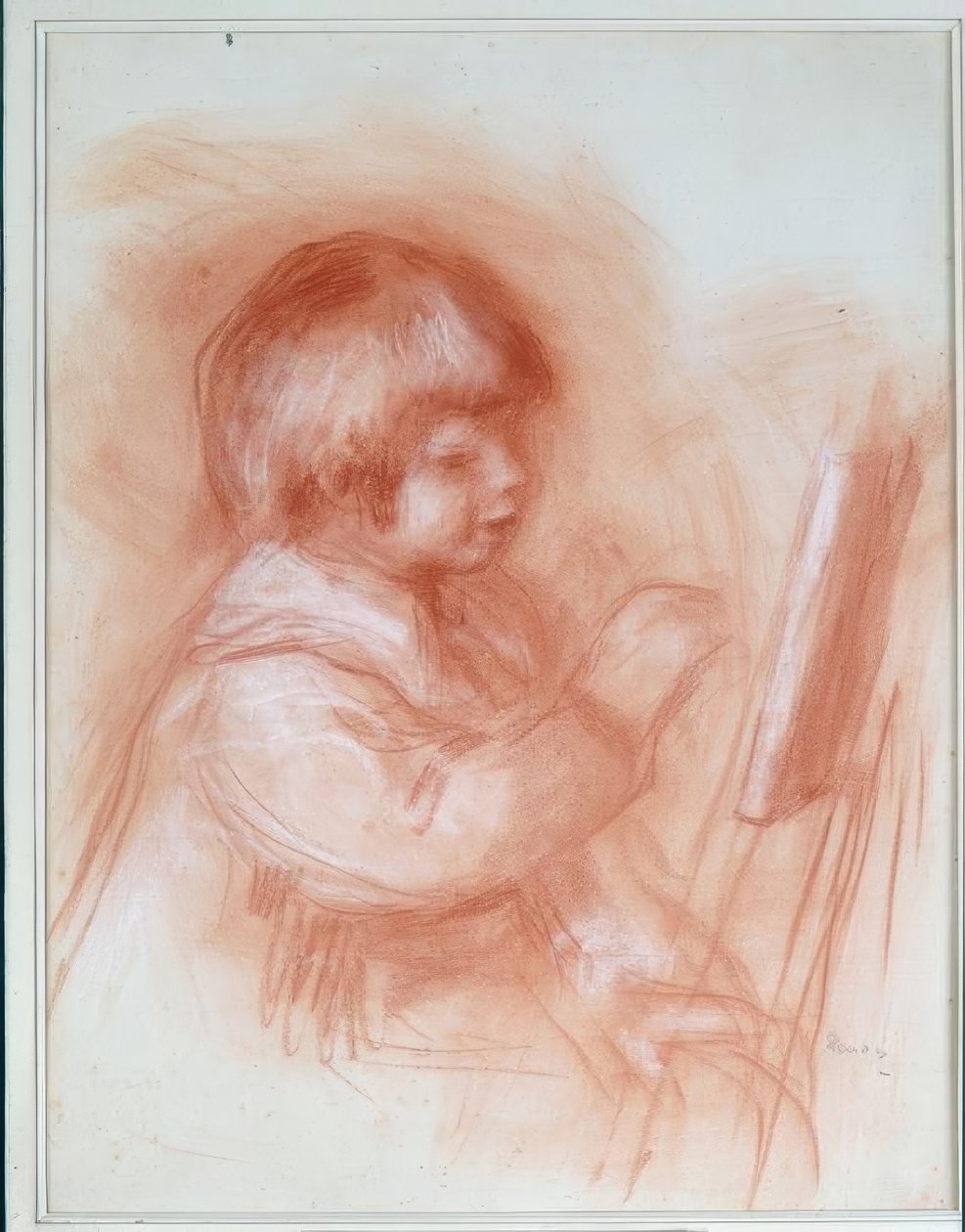 O pequeno pintor de Pierre Auguste Renoir