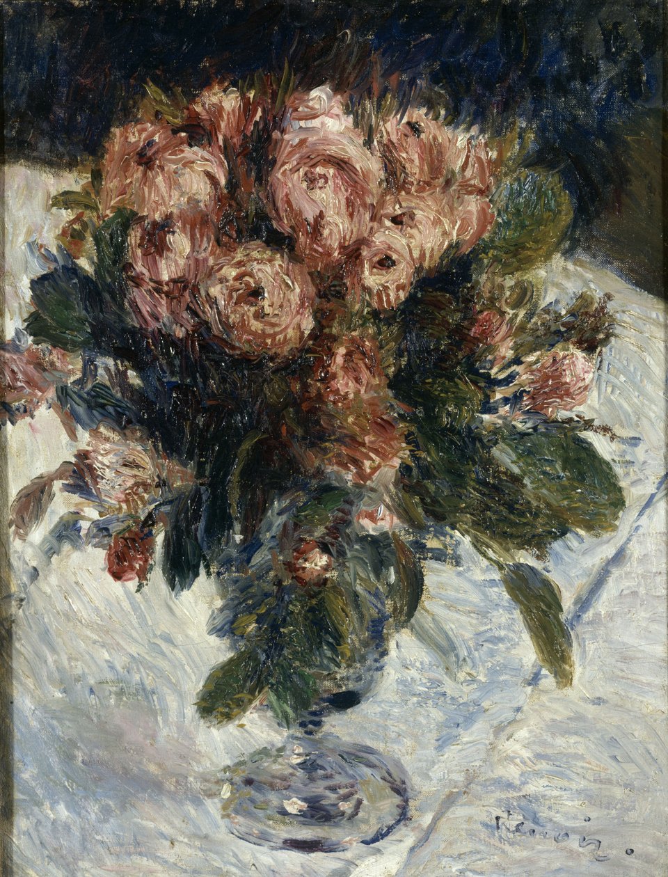 Moss Roses, c. 1890 de Pierre Auguste Renoir