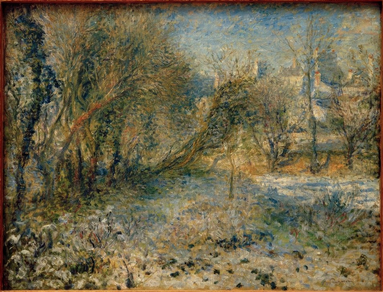 snowscape de Pierre Auguste Renoir
