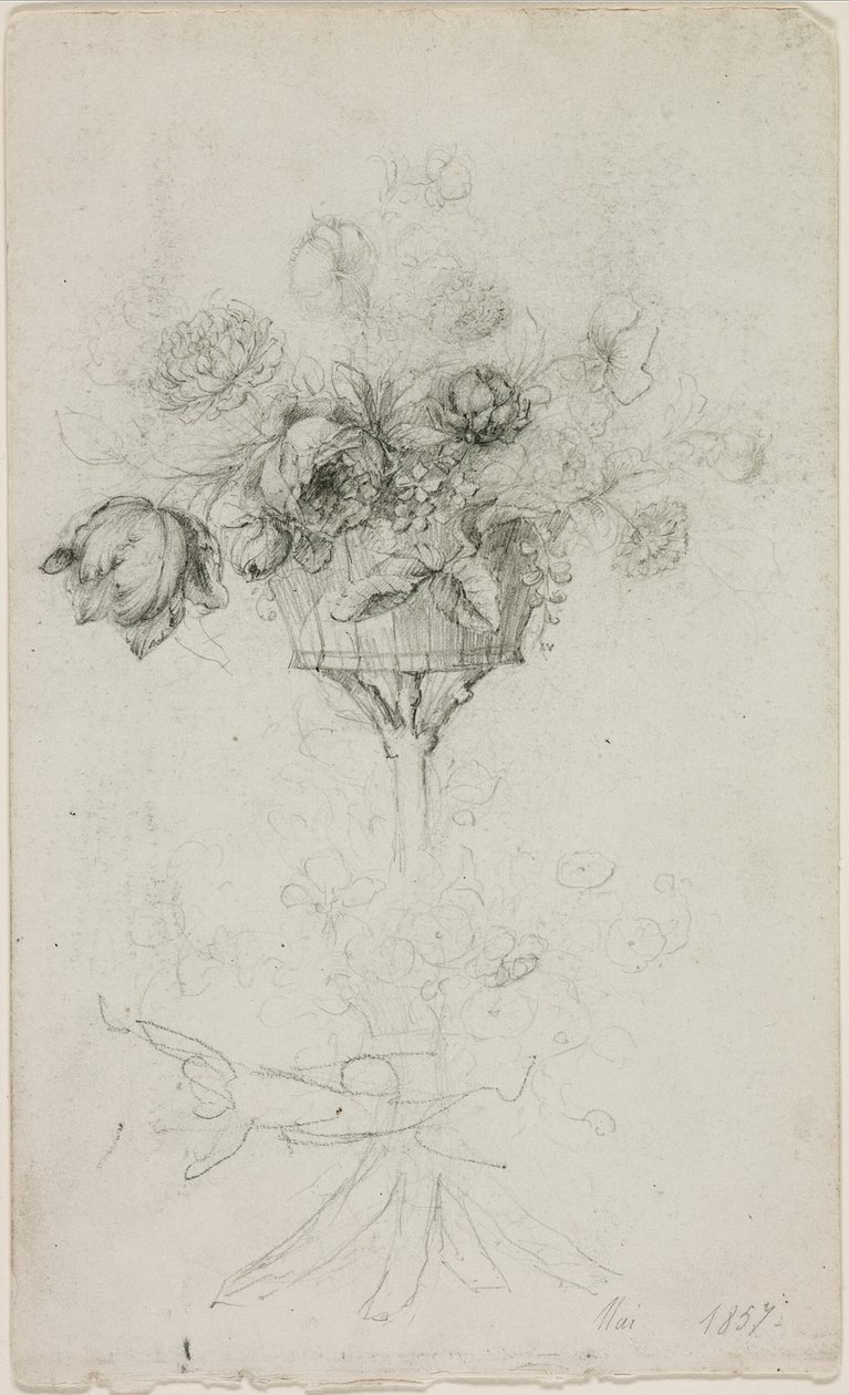 Vaso de flores de Pierre Auguste Renoir