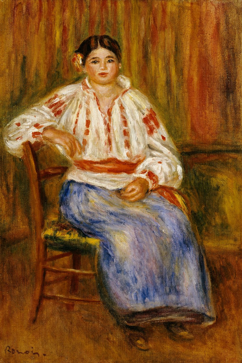 Jovem romeno, 1914 de Pierre Auguste Renoir