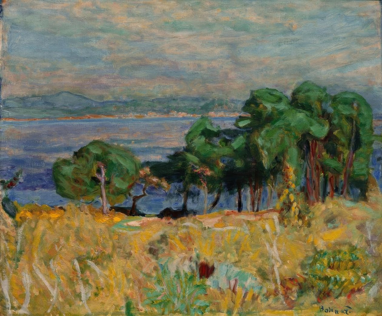 A baía de Saint-Tropez de Pierre Bonnard