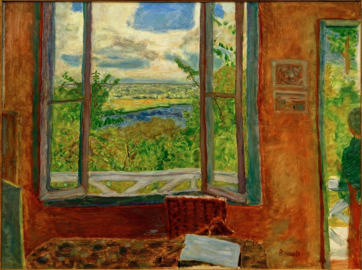 Janela aberta para o Sena de Pierre Bonnard