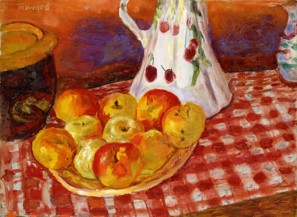 Maçãs Vermelhas e Amarelas de Pierre Bonnard
