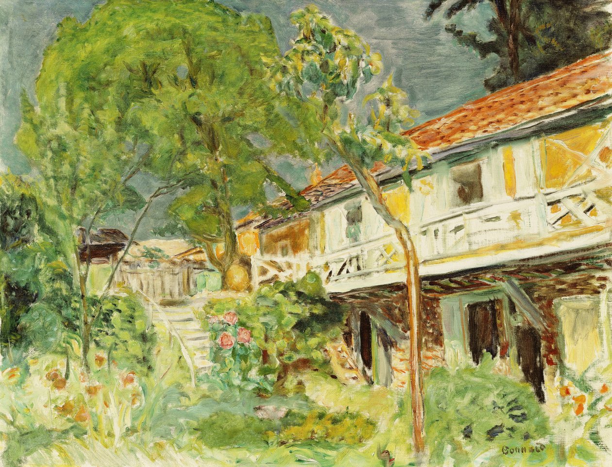 Summer Sky (Minha Caravana, Vernonnet) de Pierre Bonnard