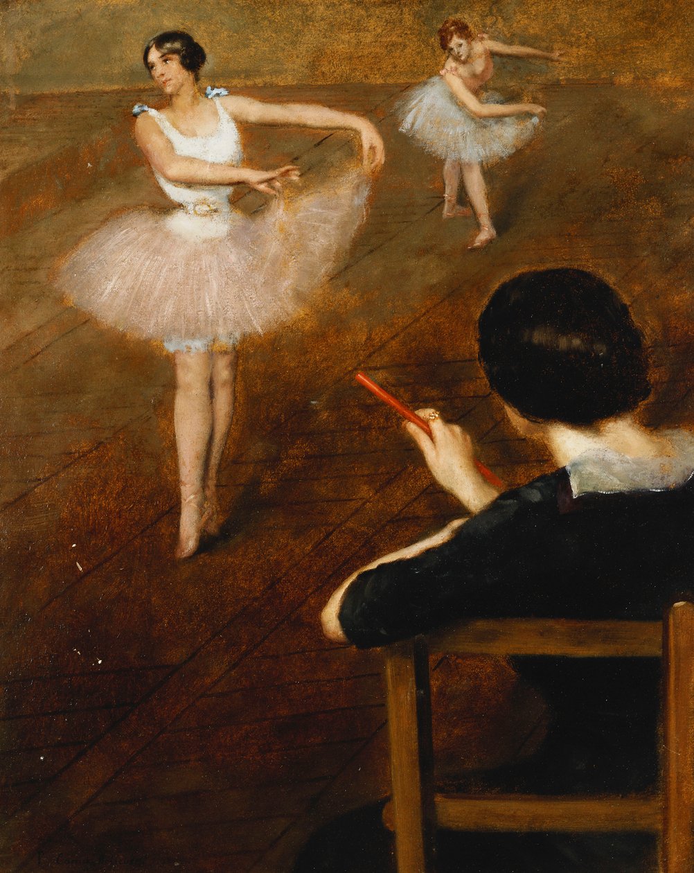 A lição de balé de Pierre Carrier Belleuse