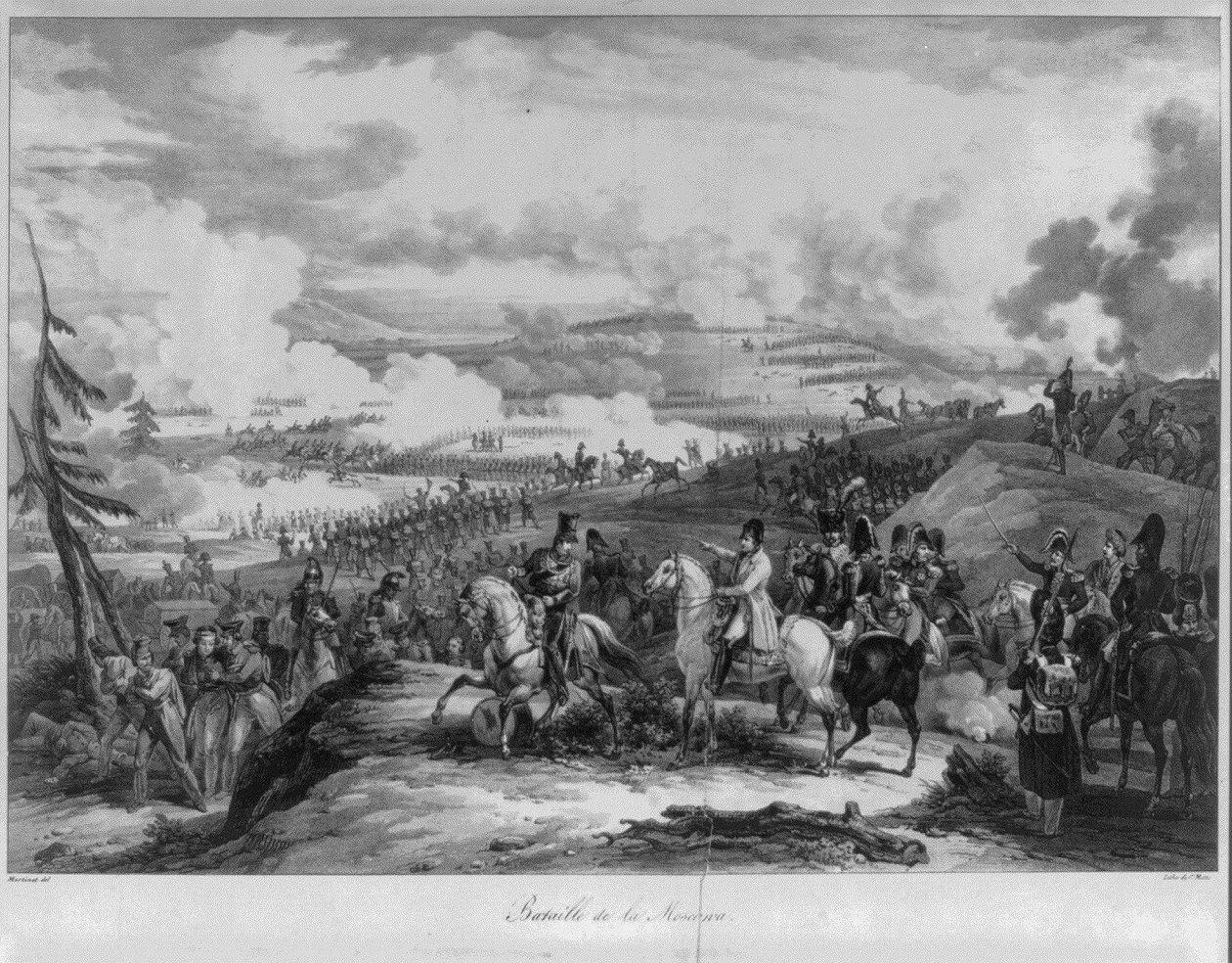 A Batalha de Borodino de Pierre Martinet