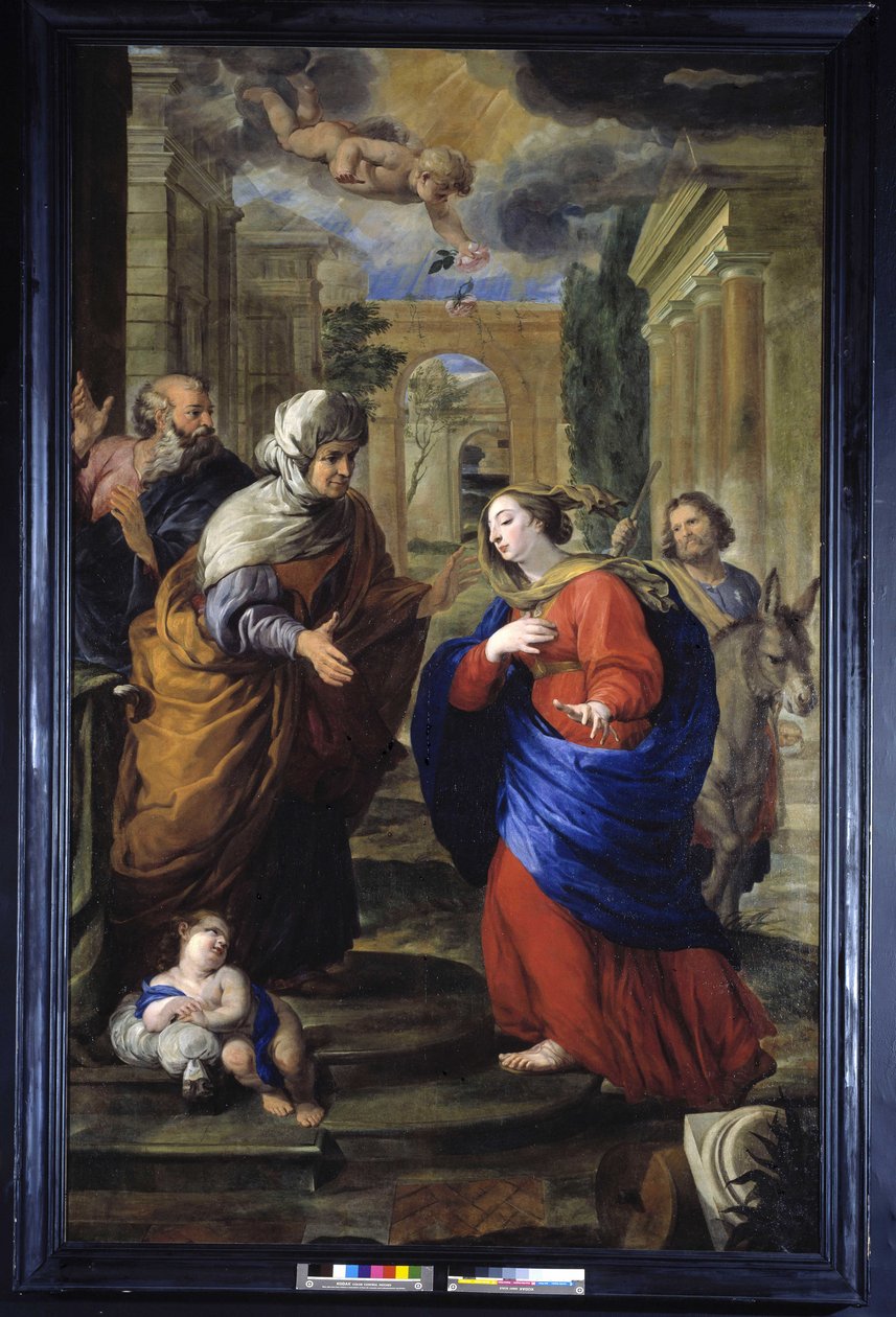 A Visitação (óleo sobre tela) de Pierre Puget