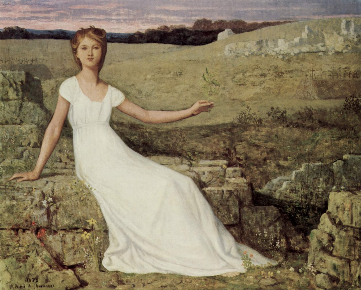A esperança de Pierre Puvis de Chavannes