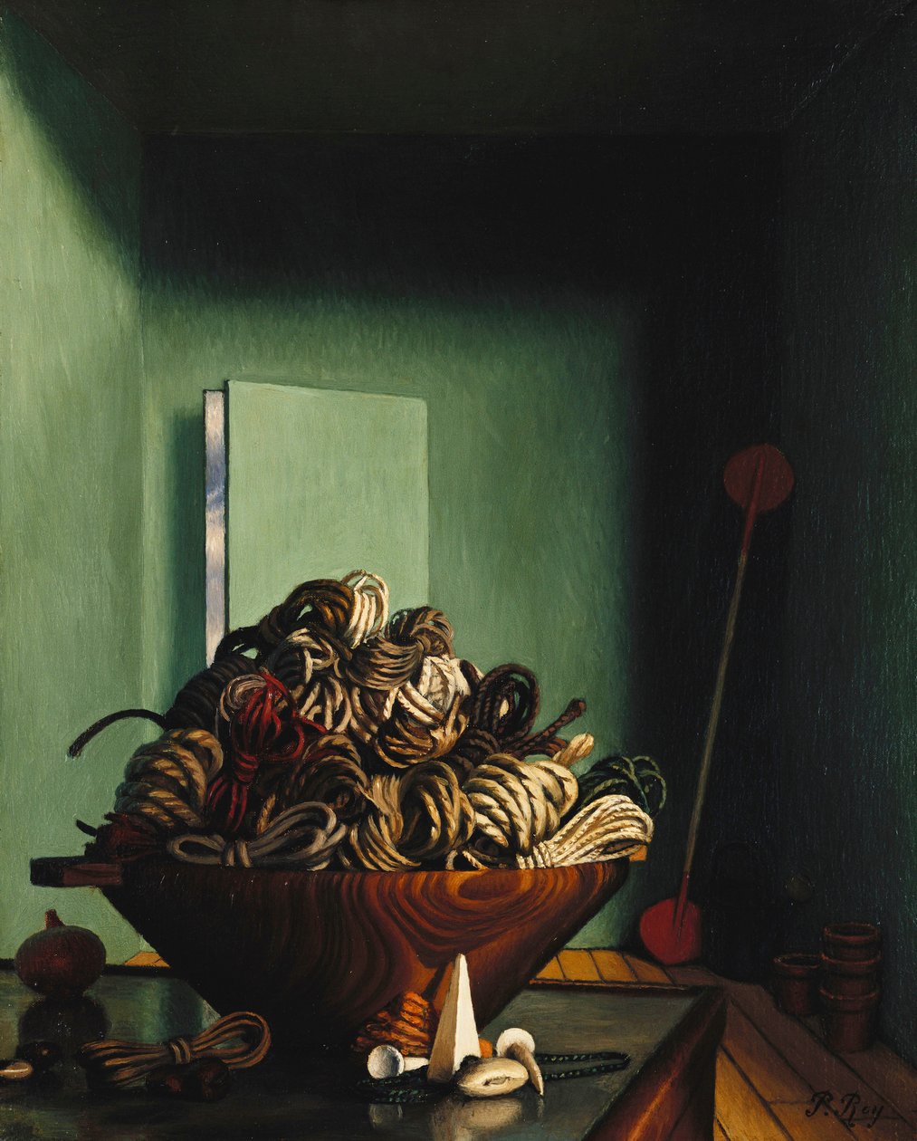 tigela de lã; Bol de laine de Pierre Roy