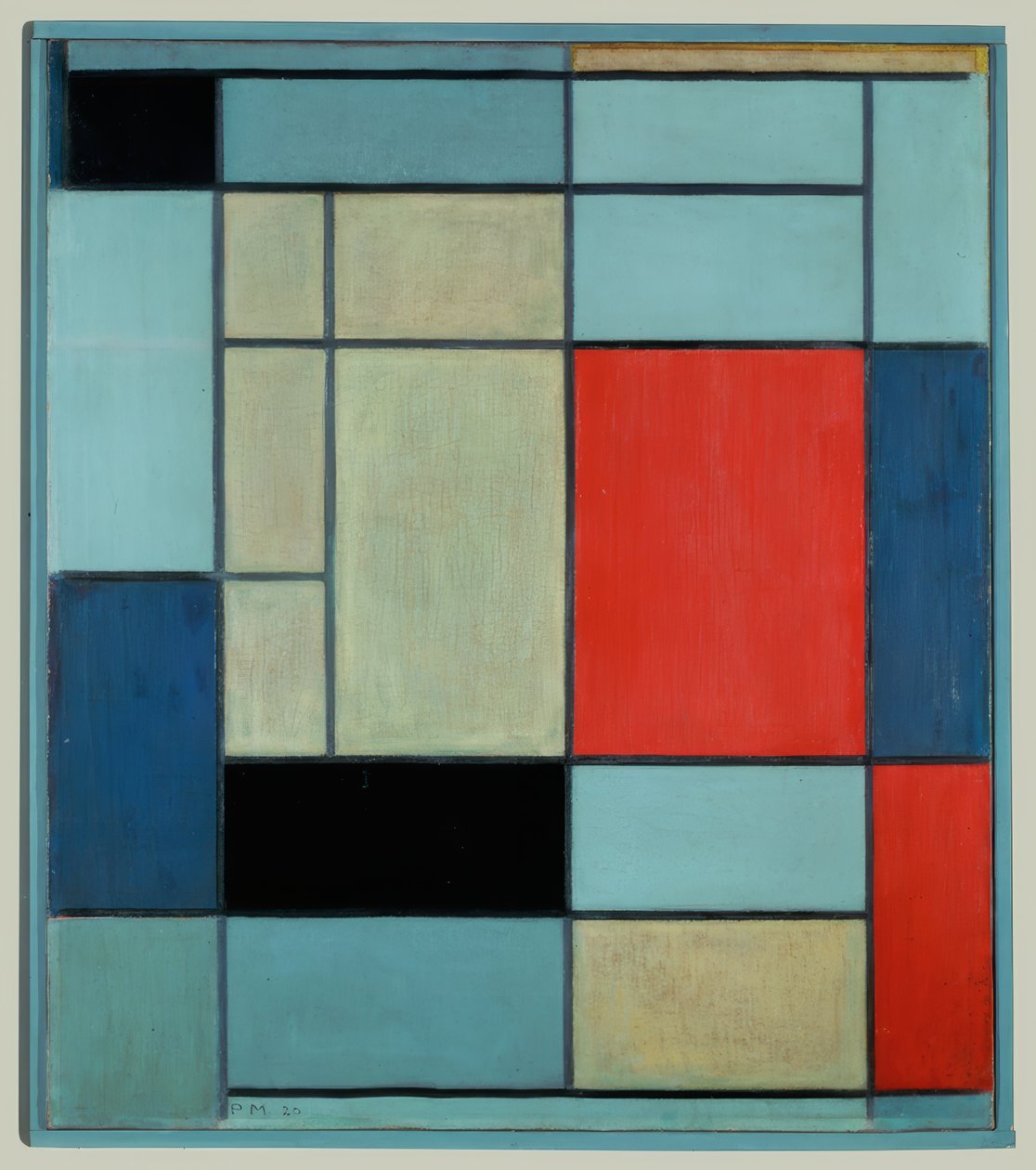 Composição I de Piet Mondrian