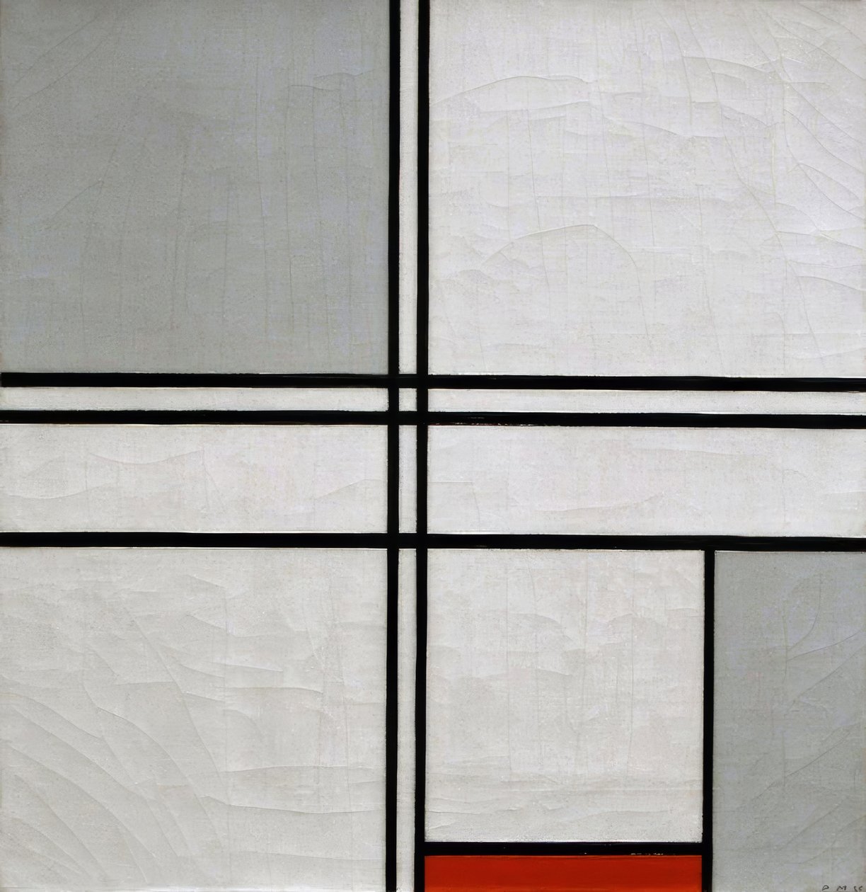 Composição No.1 de Piet Mondrian