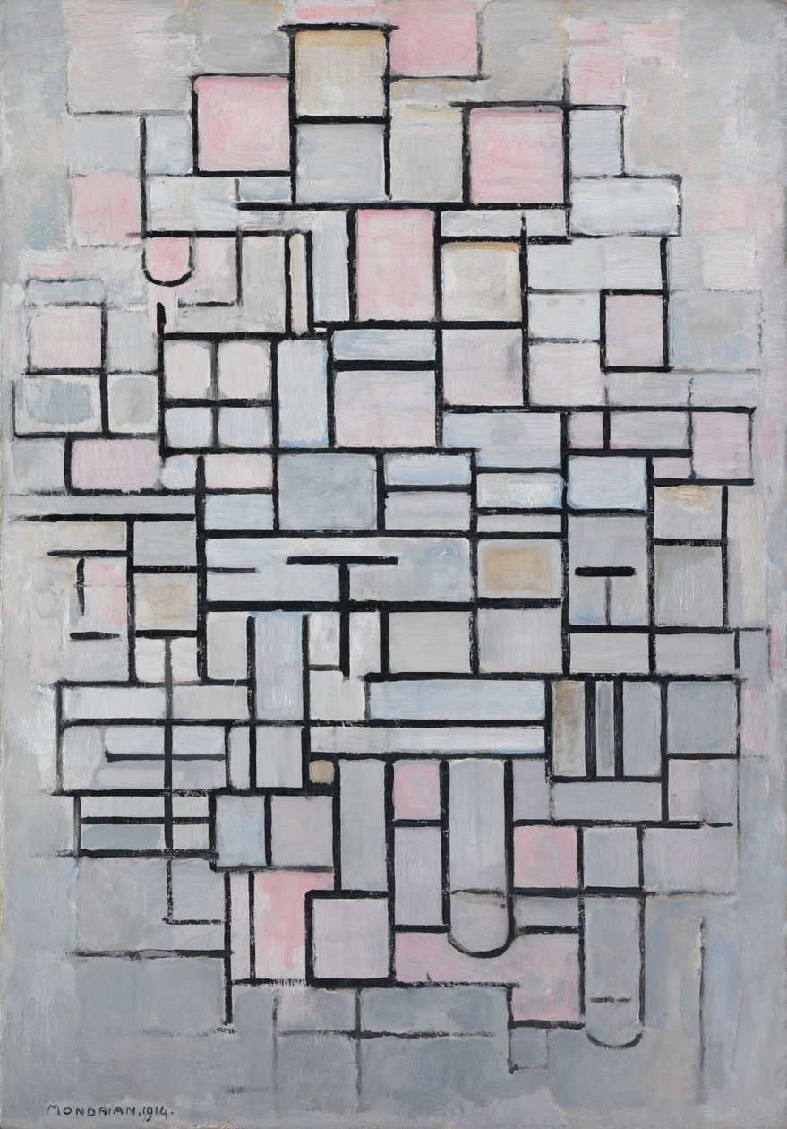 Composição No.IV de Piet Mondrian