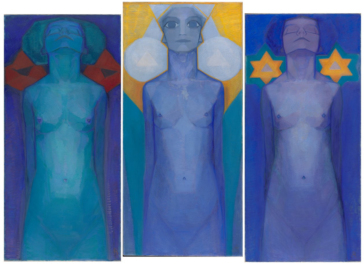 Evolução, c.1911 de Piet Mondrian