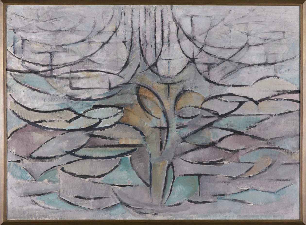 Appletree floração, 1912 de Piet Mondrian