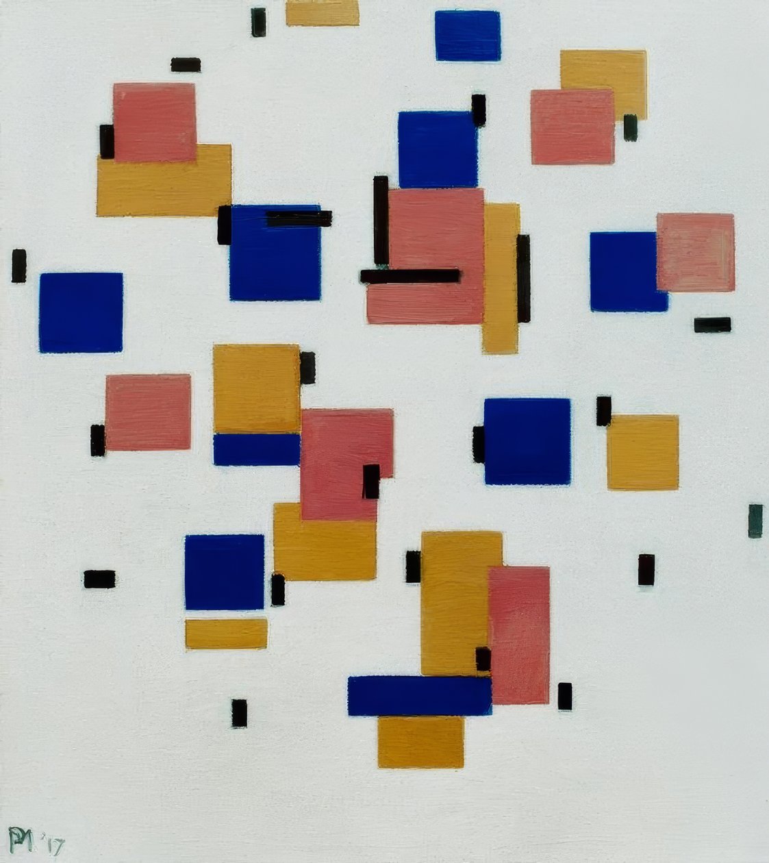 Composição na cor B de Piet Mondrian