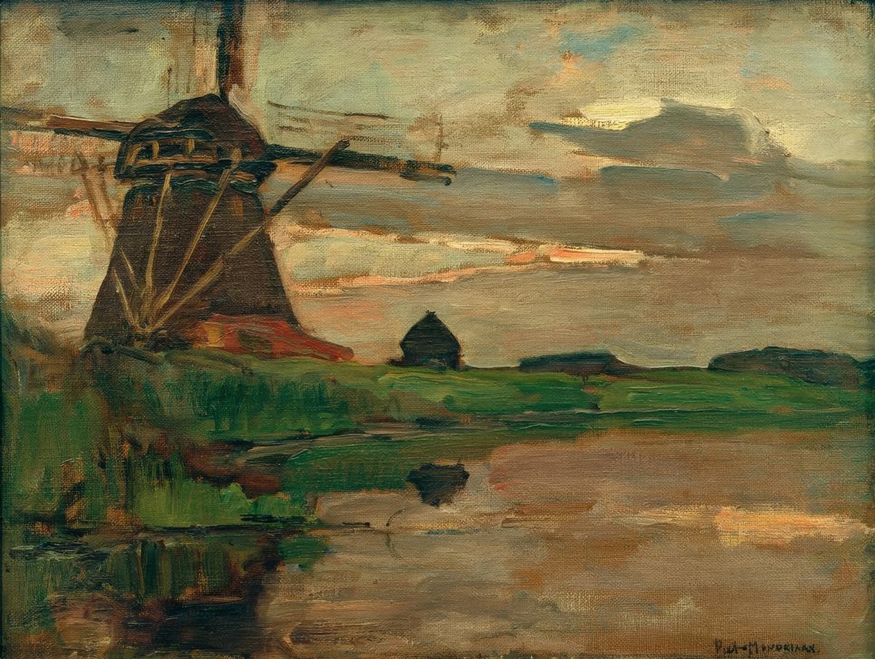 Oostzijder Mühle de Piet Mondrian