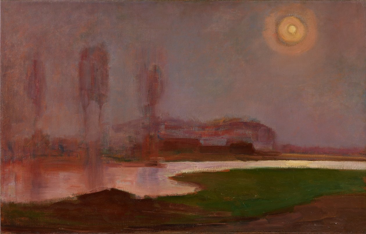 Noite de verão, 1907 de Piet Mondrian