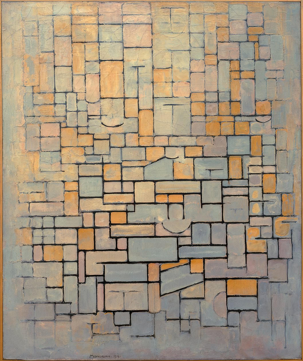 Tableau no. 1; Composição No. 1; Composição 7 de Piet Mondrian