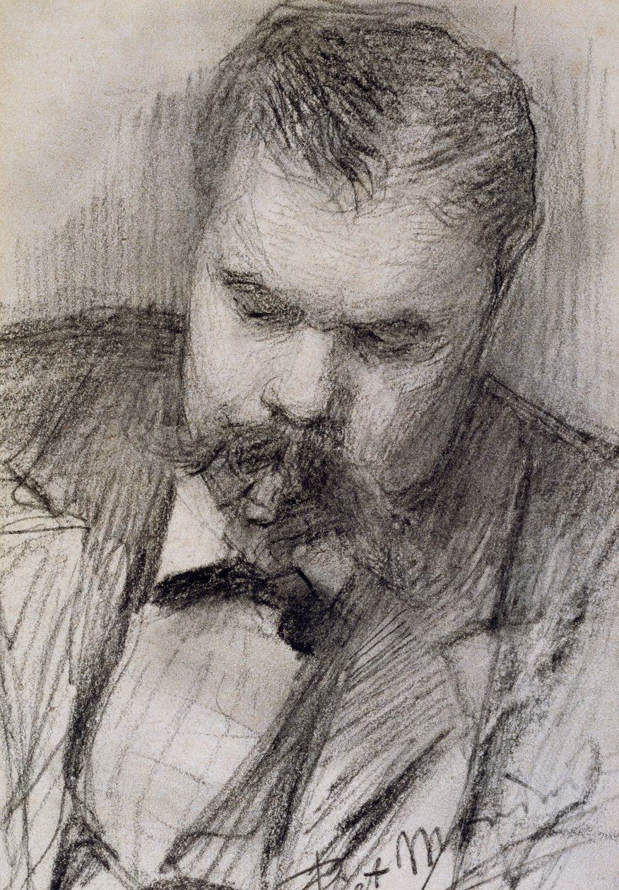 Retrato de Frits Mondrian de Piet Mondrian