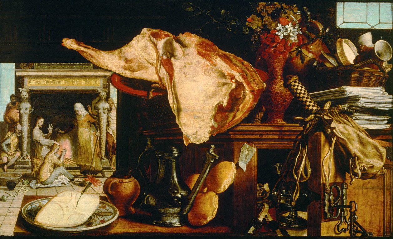 Cristo com Maria e Marta de Pieter Aertsen