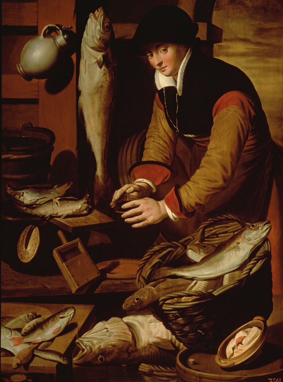 O vendedor de peixe de Pieter Aertsen