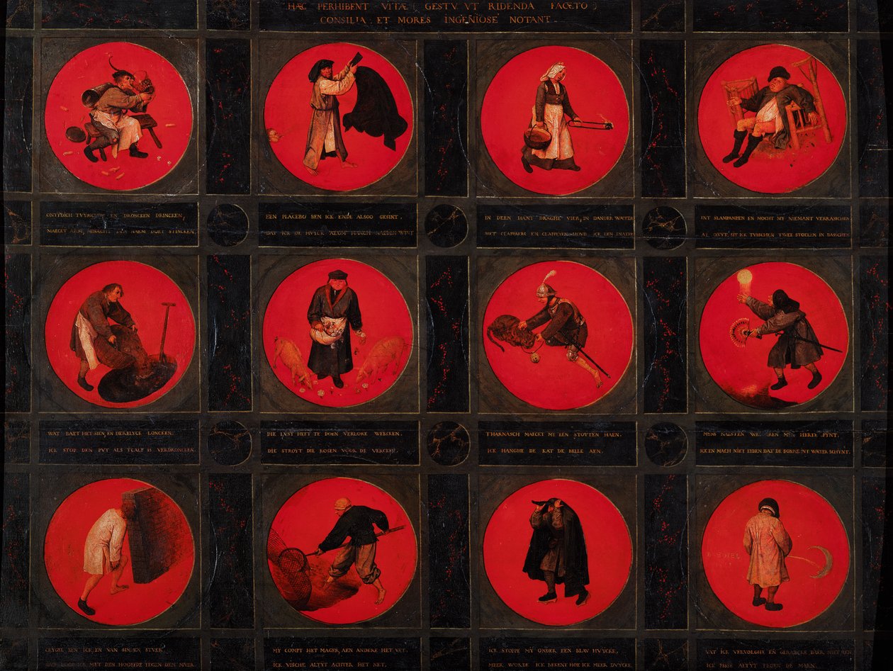 Doze Provérbios, c.1558-60 de Pieter Bruegel the Elder