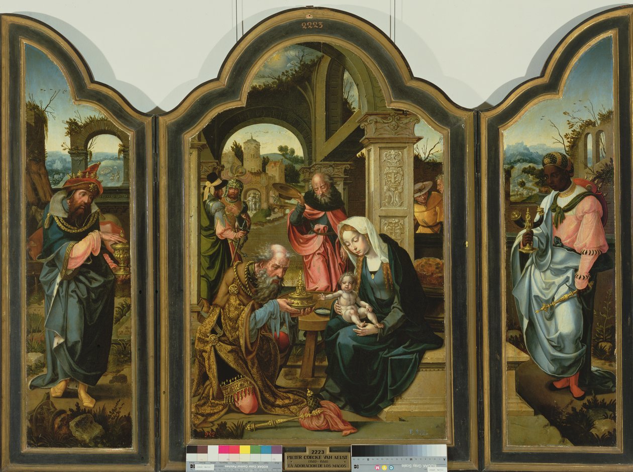 Adoração dos Magos de Pieter Coecke van Aelst