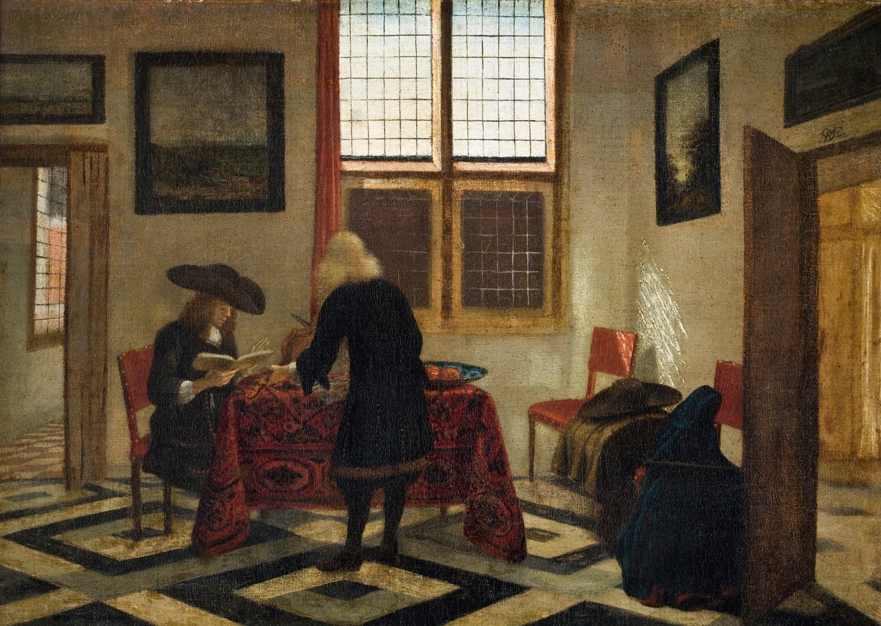 Cena interior de Pieter Janssens