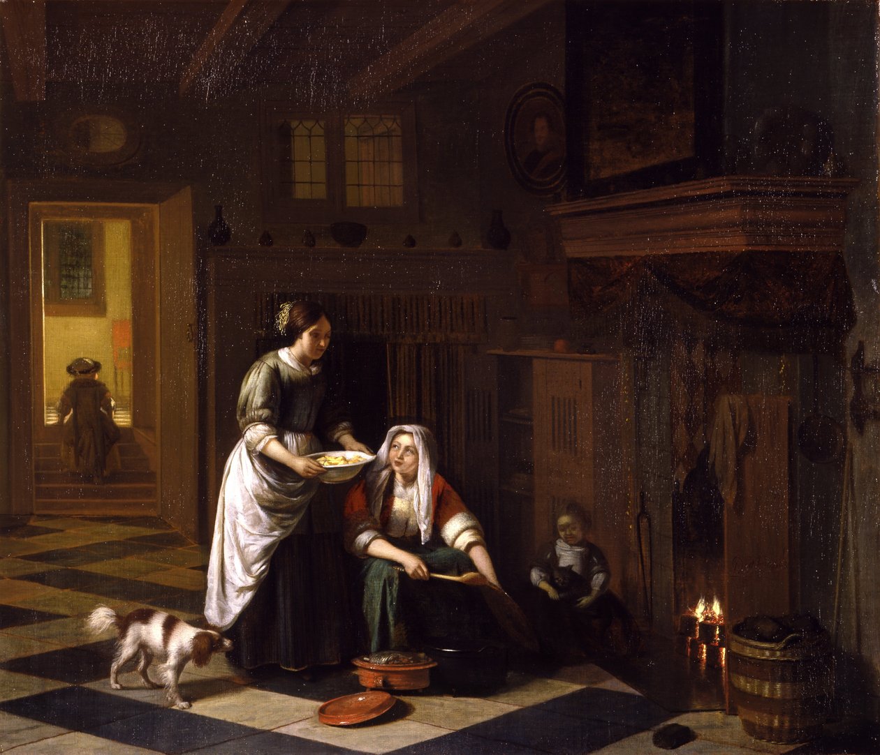 The Fireside de Pieter de Hooch