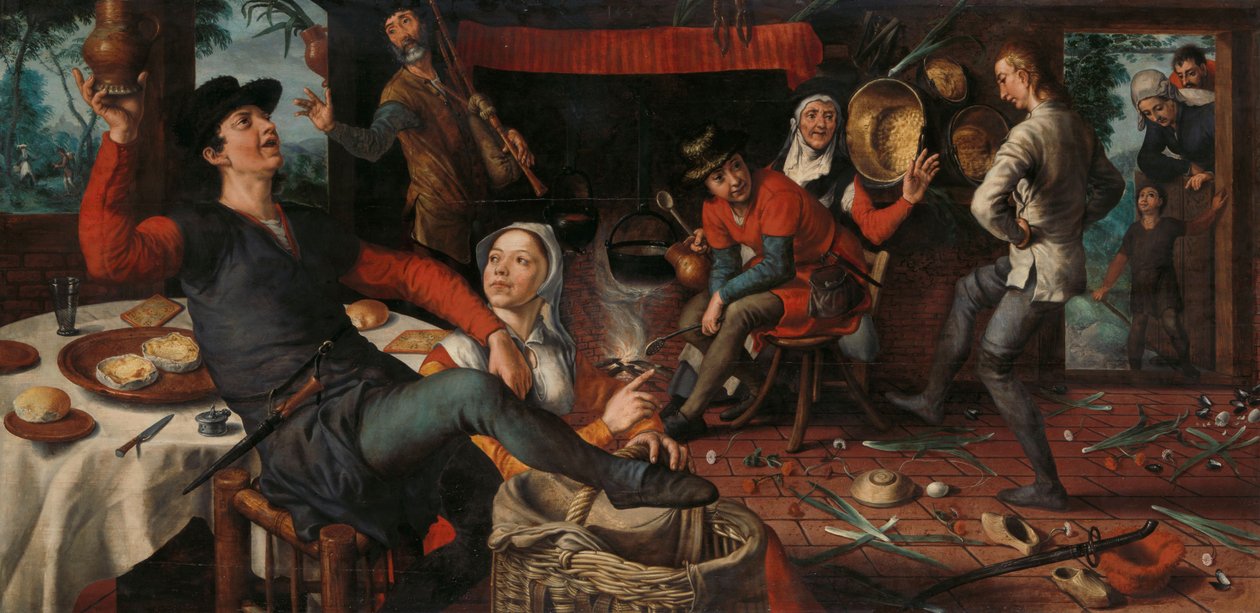 A dança do ovo de Pieter Aertsen