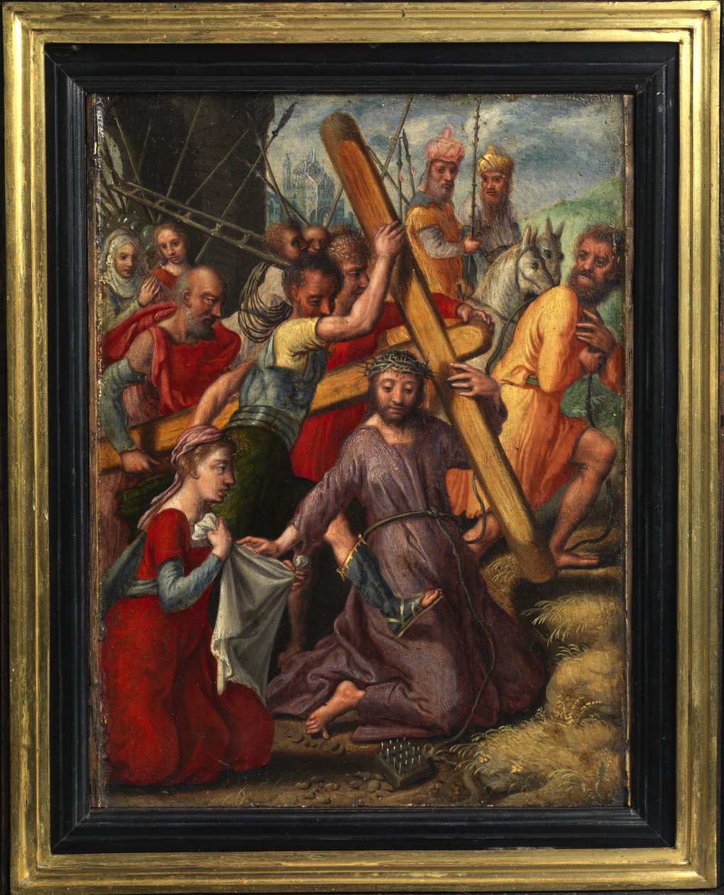 Cristo carregando a cruz de Pieter Aertsen