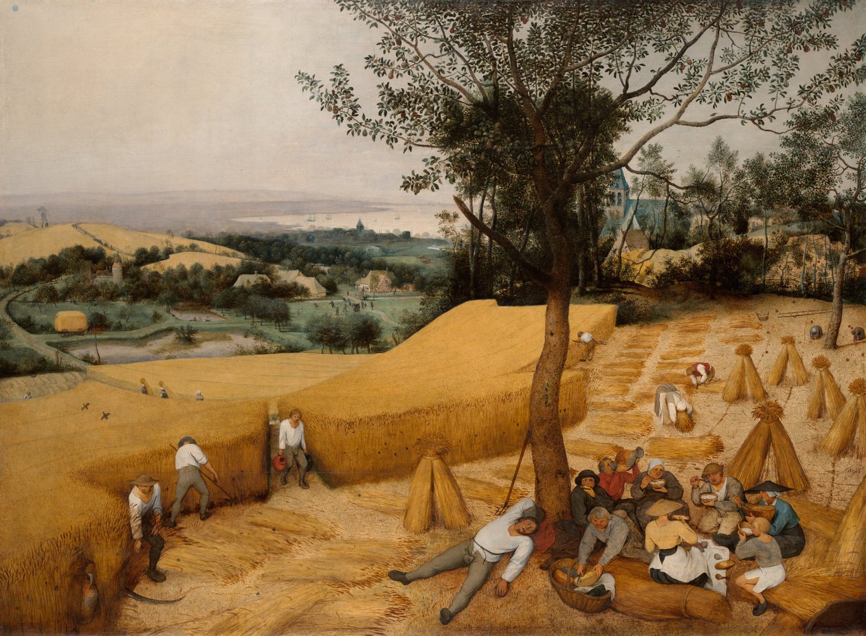 Os Harvesters, 1565. de Pieter Bruegel the Elder