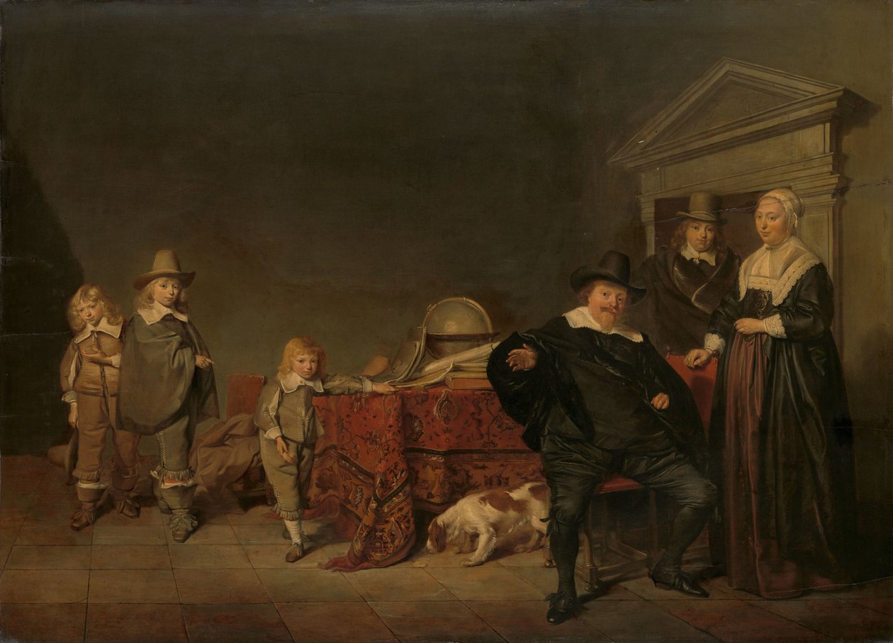 Grupo familiar de Pieter Codde