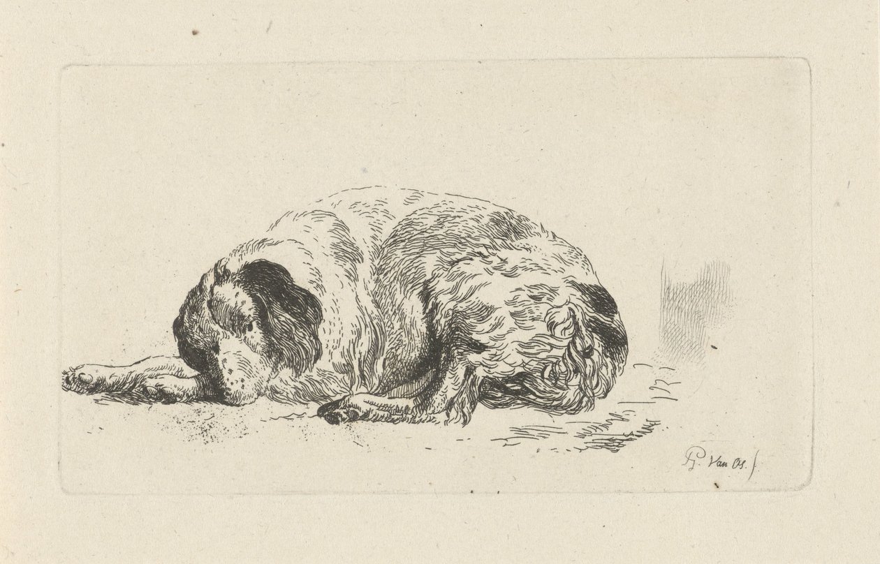 Cão reclinador de Pieter Gerardus van Os