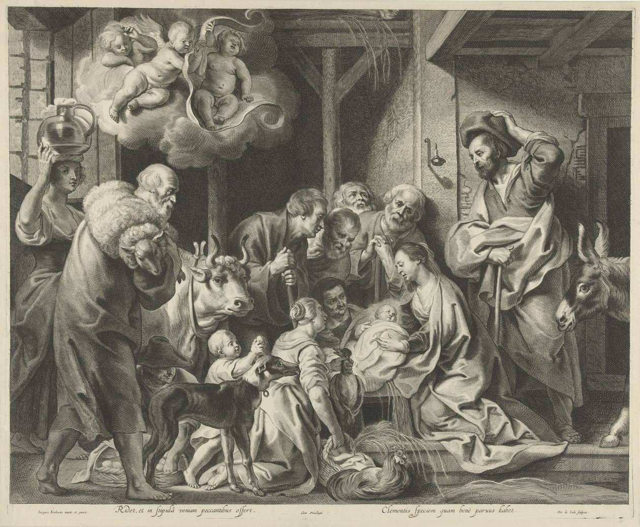 Adoração dos pastores de Pieter de Jode (II)