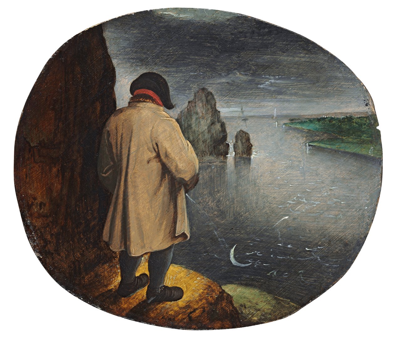 Mijando na Lua de Pieter Brueghel the Younger