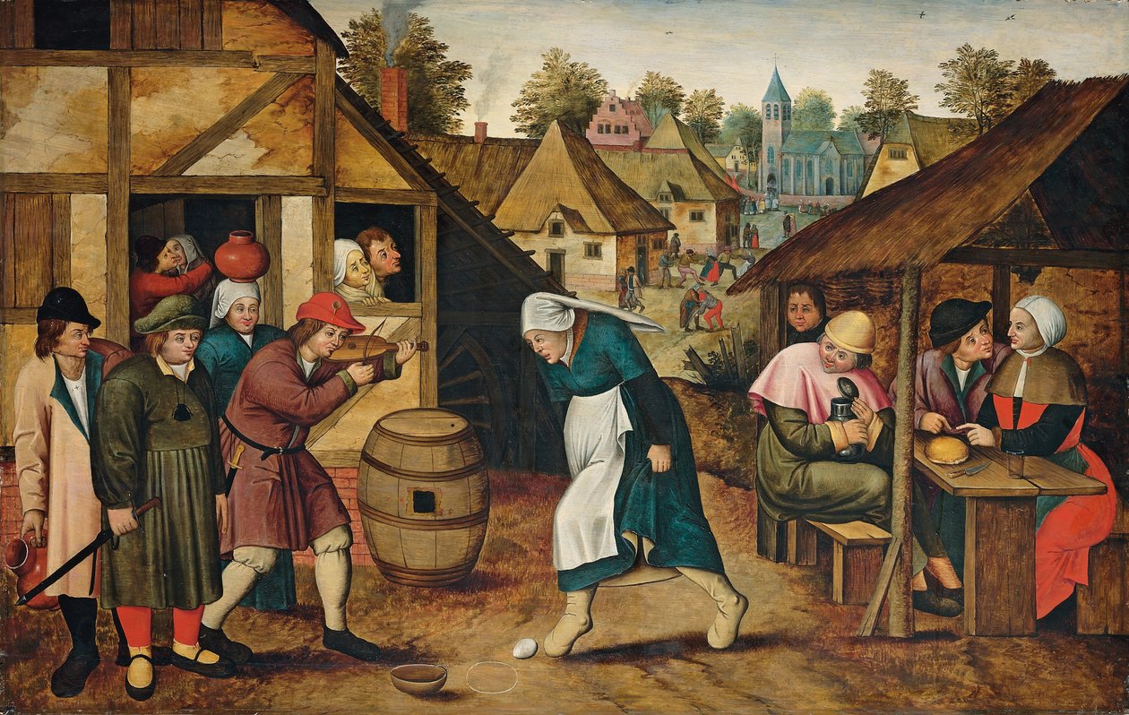 The Egg Dance de Pieter Brueghel the Younger