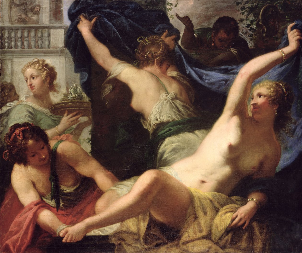Bathsheba Bathing, 1655-70 de Pietro Liberi