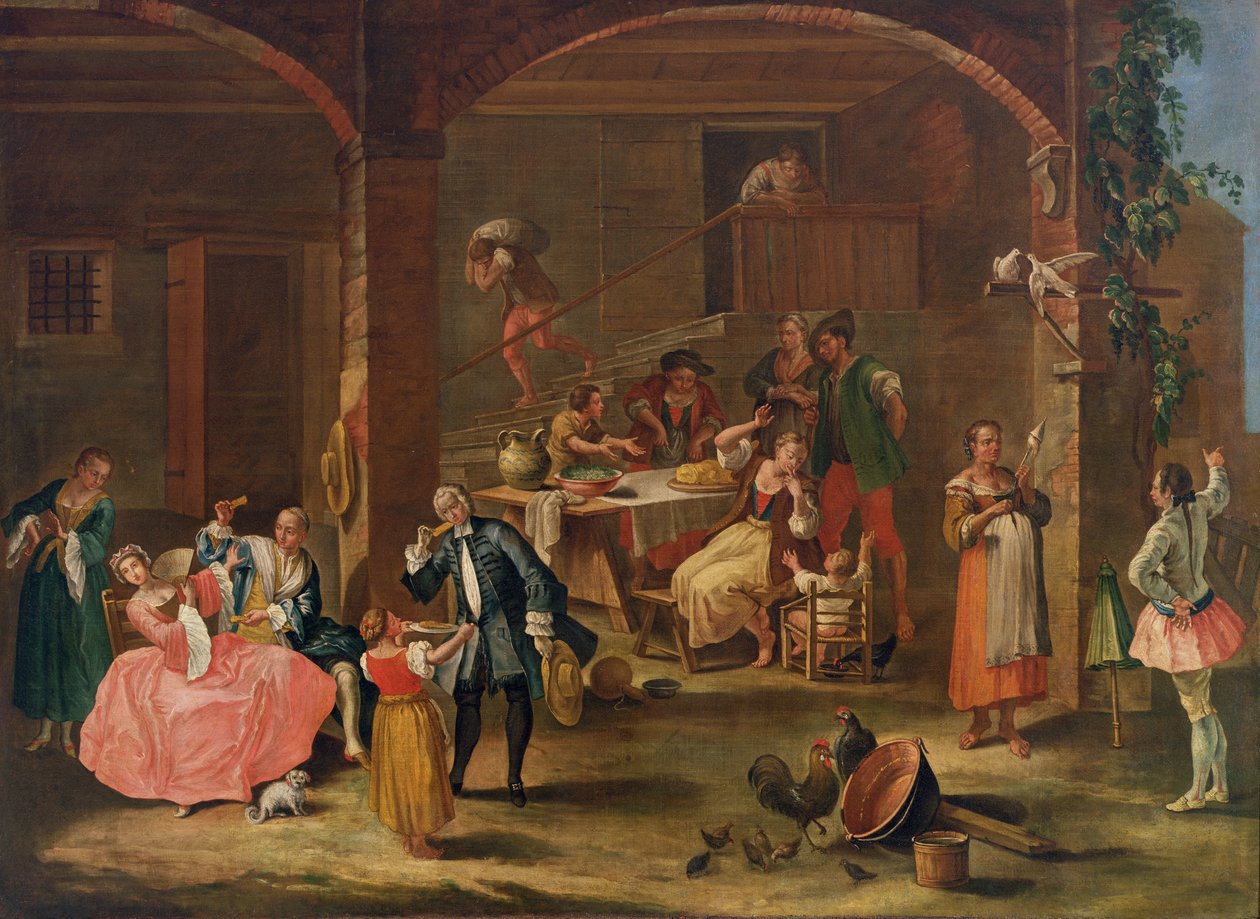 Almoço no País de Pietro Longhi