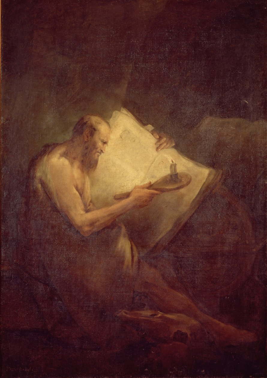 Pitágoras (século 6 aC) de Pietro Longhi