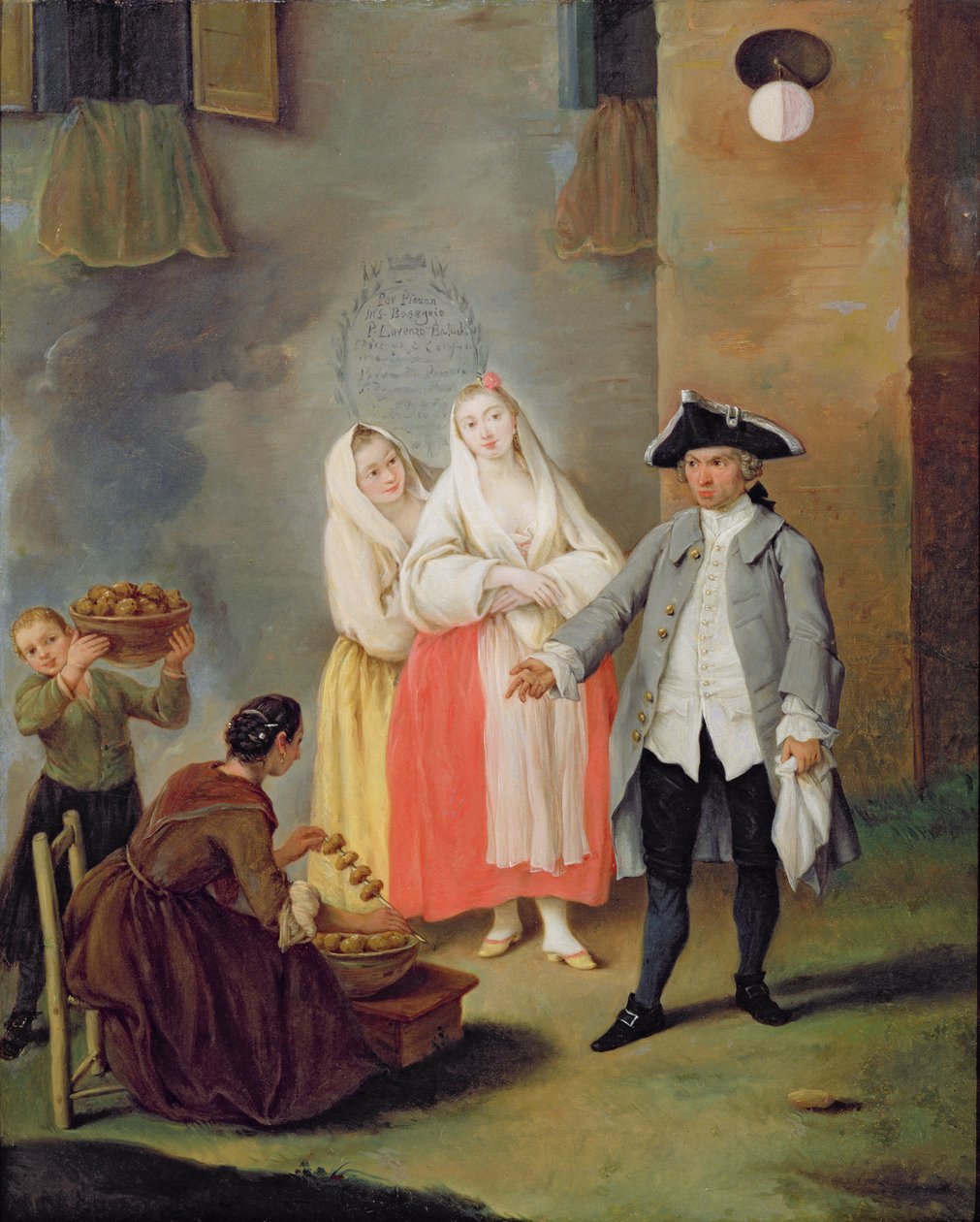 A vendedora de batatas fritas de Pietro Longhi