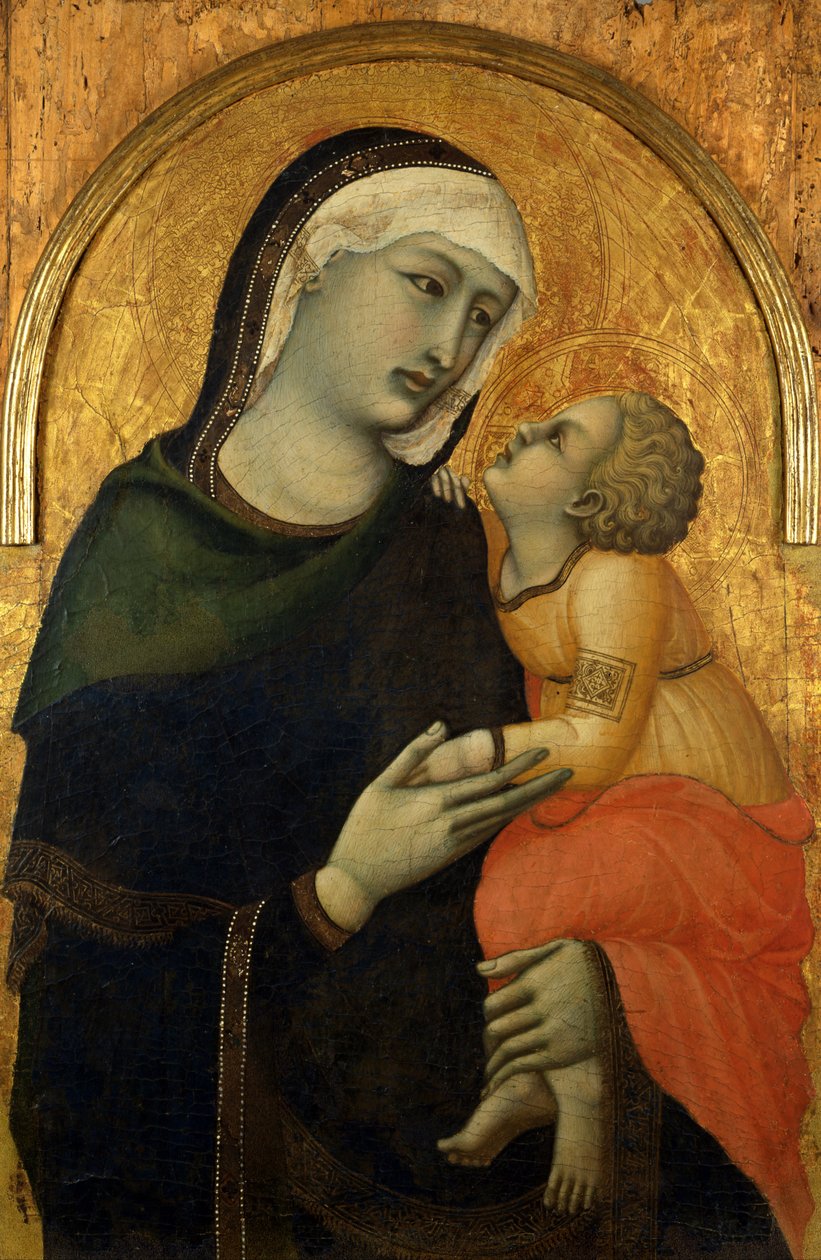 Madonna com Chid de Pietro Lorenzetti