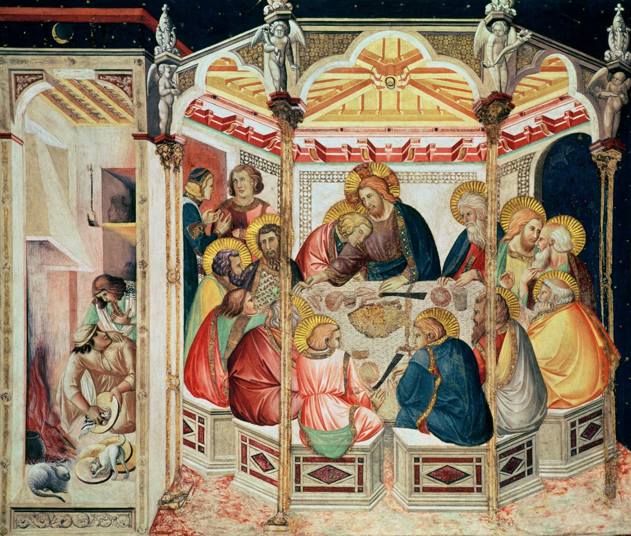 A última Ceia de Pietro Lorenzetti