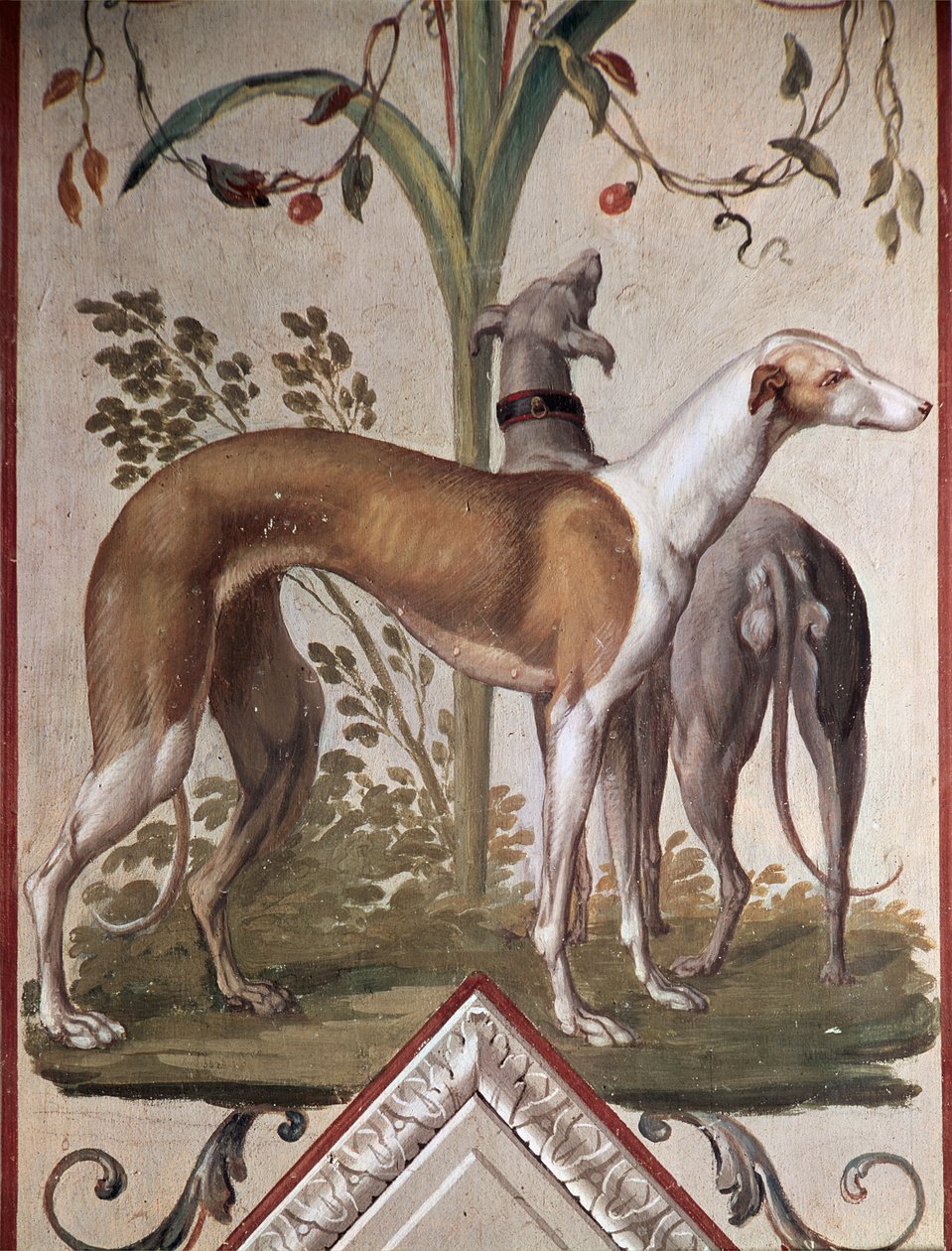 Dois galgos (mural) de Pietro Rotati