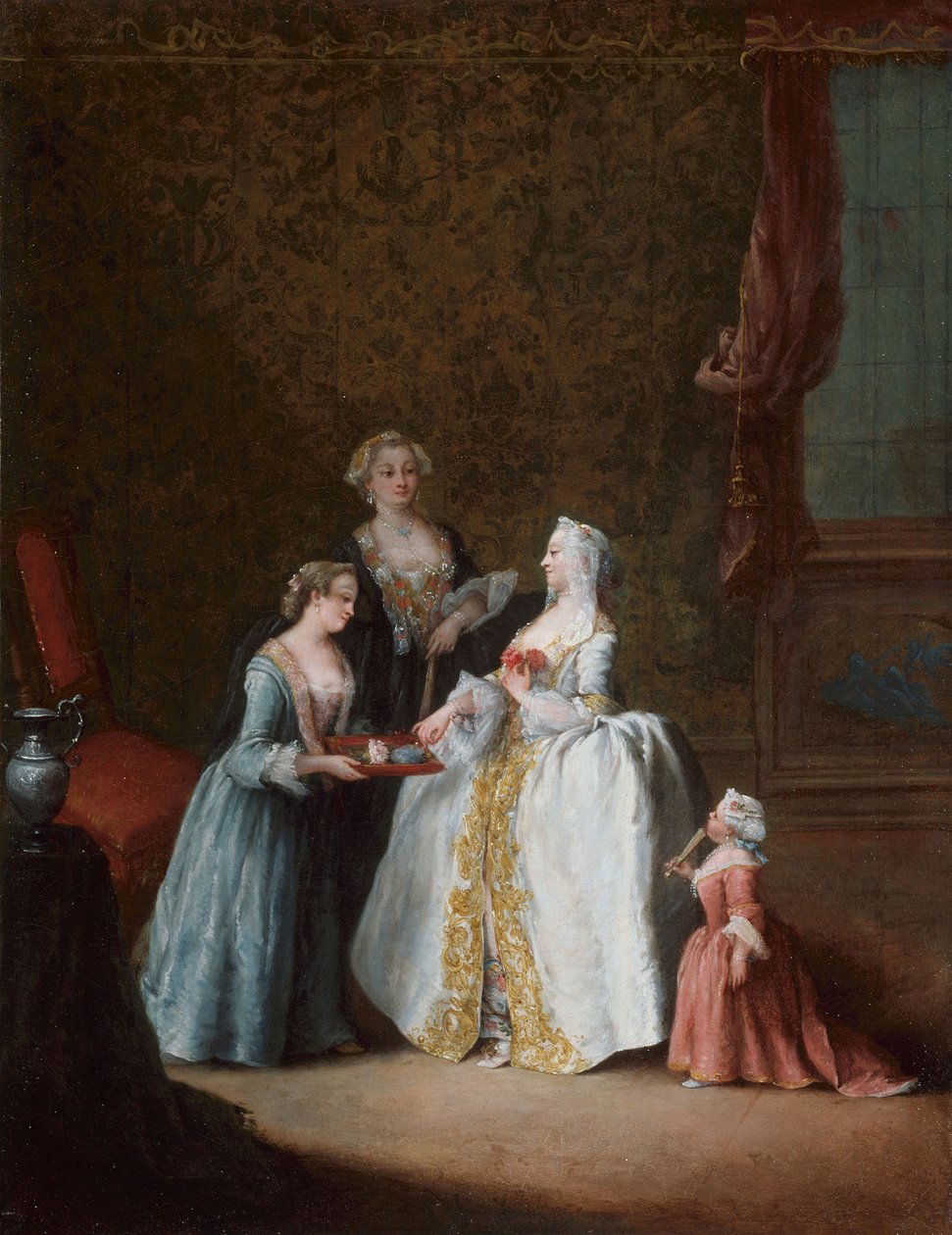 Senhora em seu toilette de Pietro Longhi
