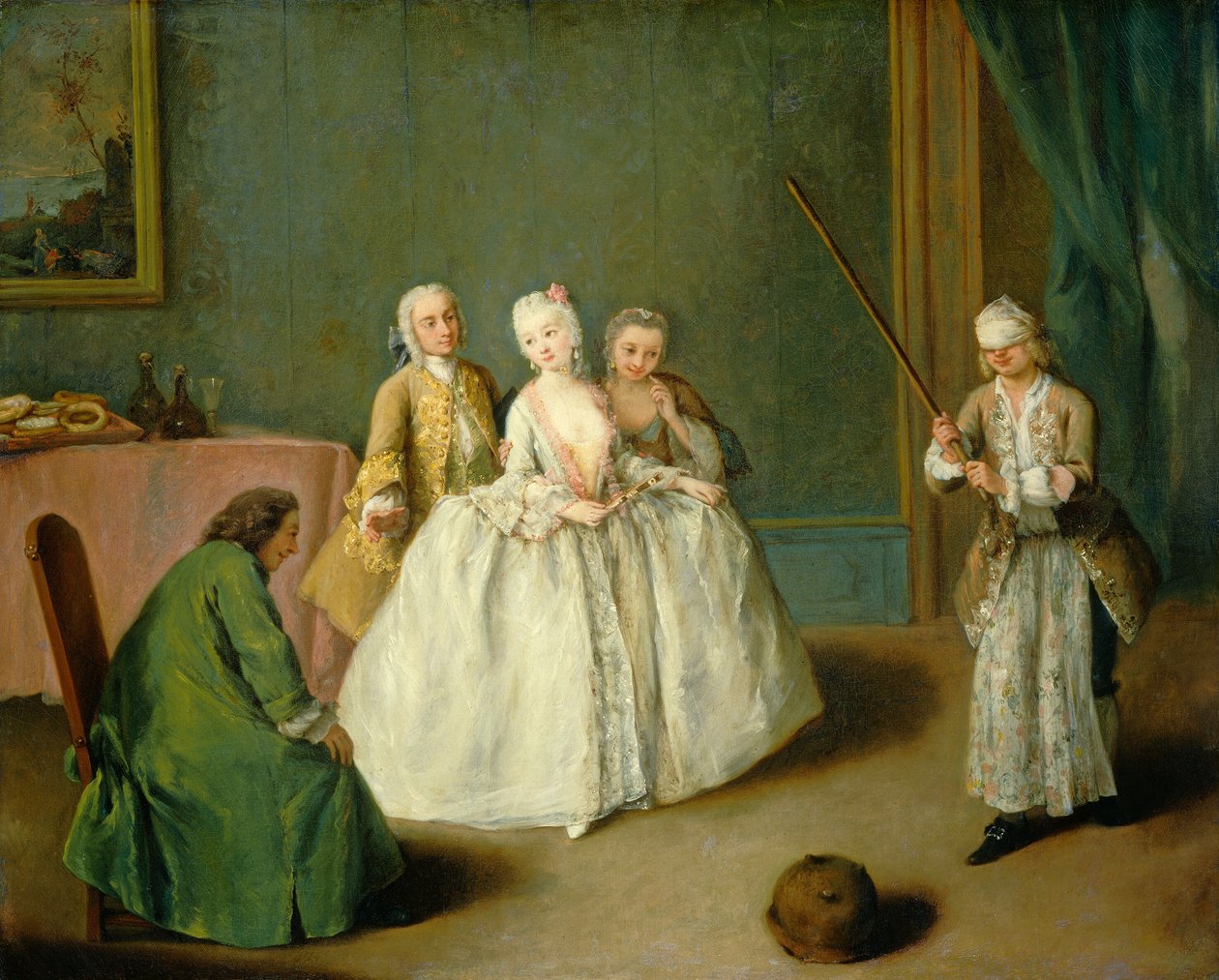 O jogo da panela de Pietro Longhi