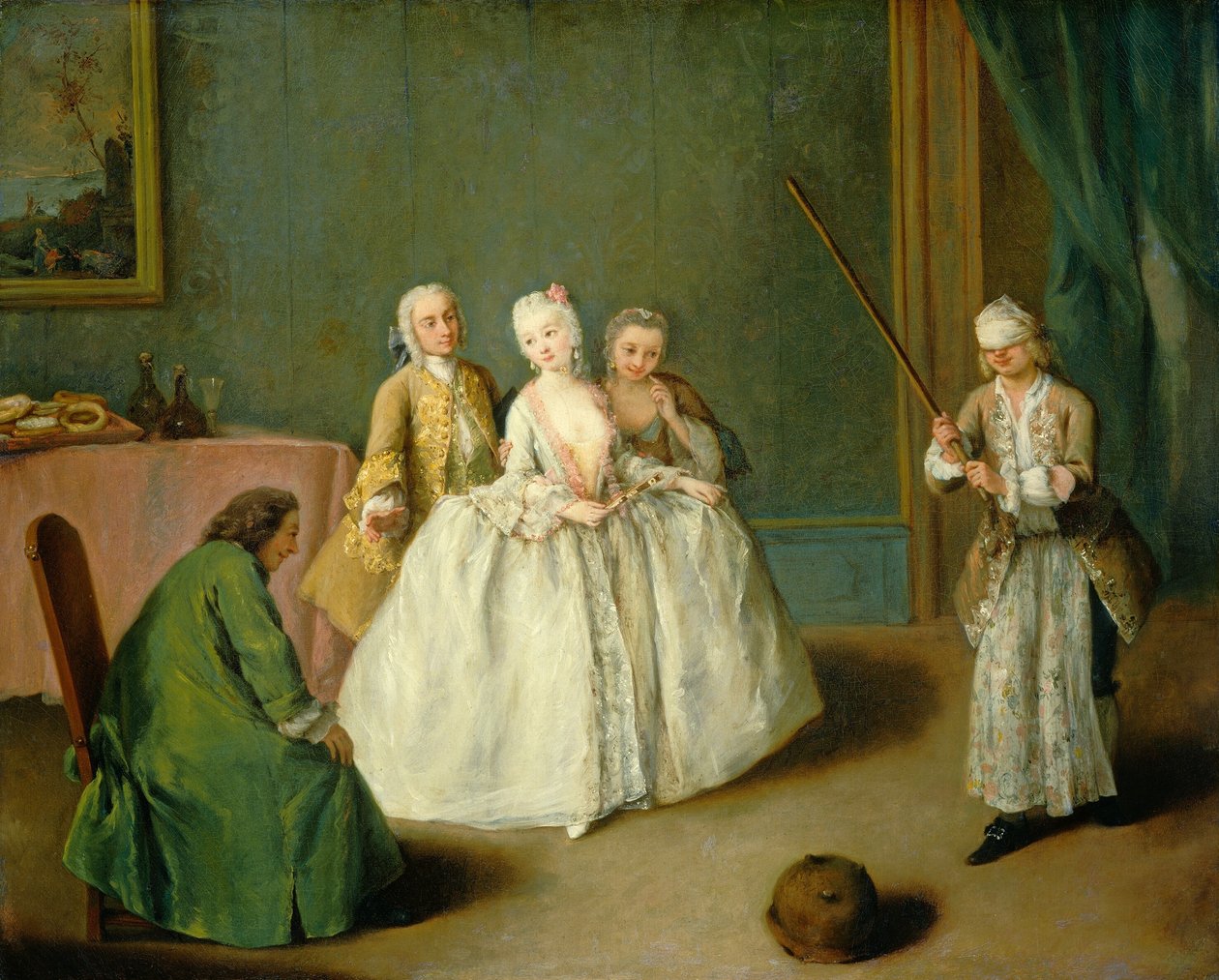 O jogo da panela de Pietro Longhi